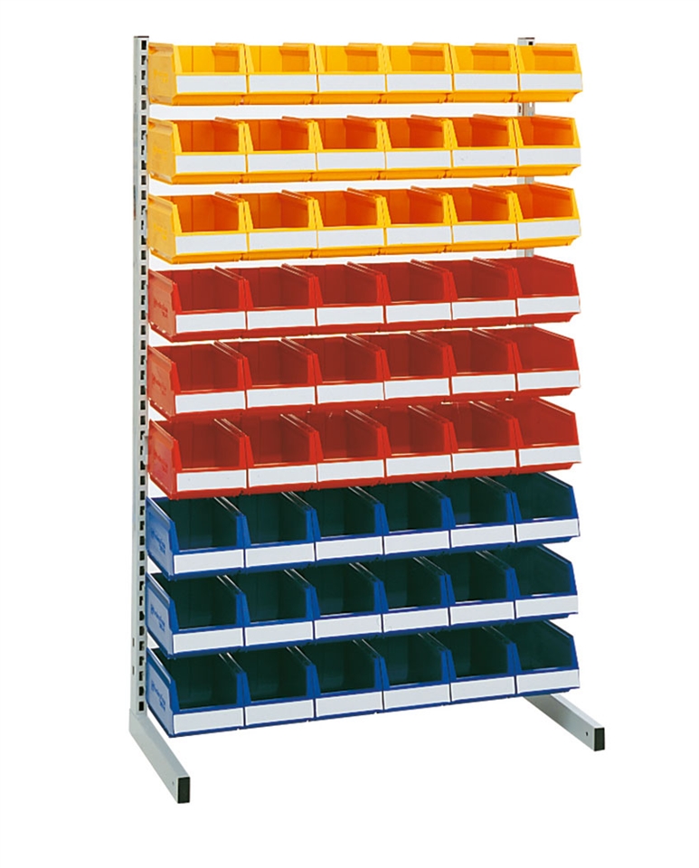 Floor rack 1500 mm complete 54 pcs 9074 in three colors